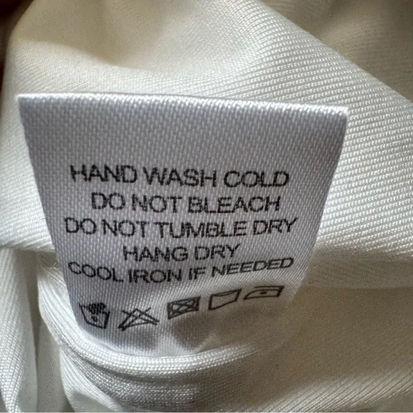 Camila Coelho Eva Off-Shoulder White Mini Dress Lace Mesh Ruffle size Small - Picture 11 of 11